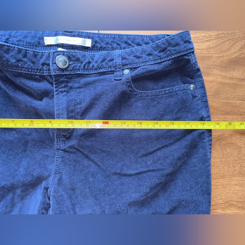 Dark Blue Corduroy Pants by Lauren Conrad - Picture 5 of 6